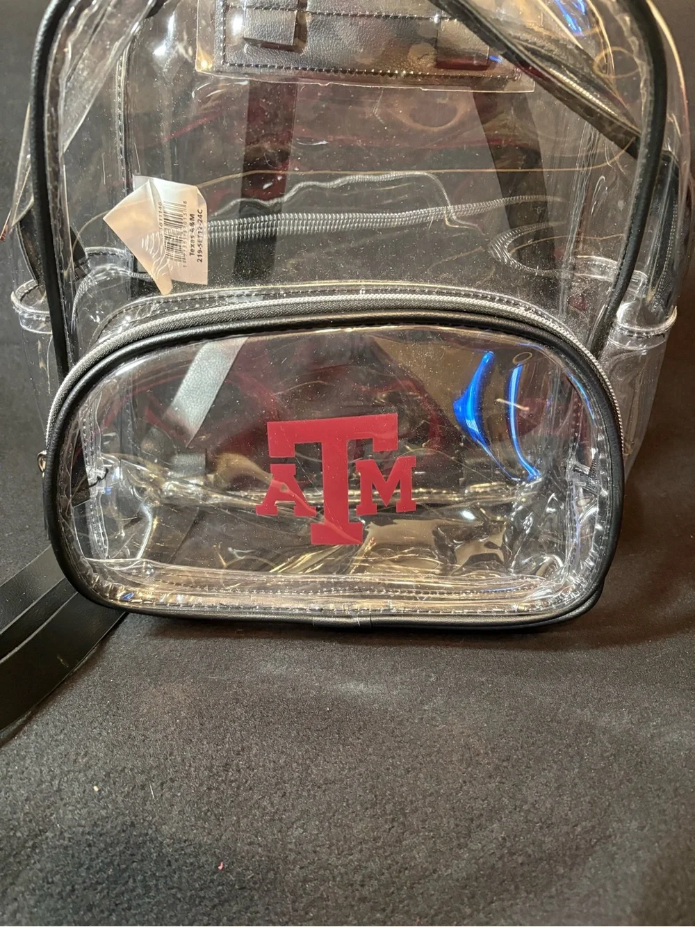 Texas A&M Aggies Logobrands Clear Stadium Backpack Official NCAA Licensed